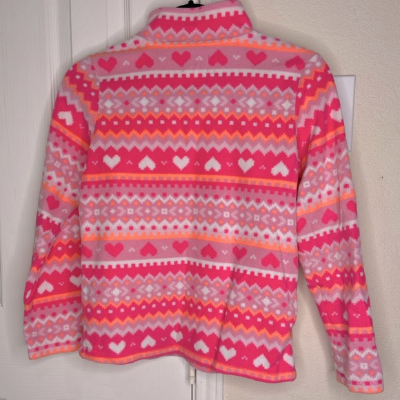 CHILDREN’S Place Pink Fleece Half Zip Sweater - Picture 4 of 4